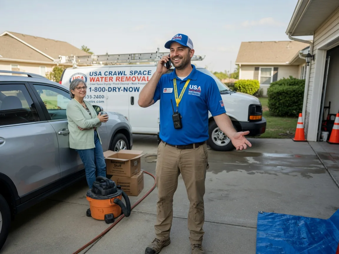 Crawl Space Water Removal Lane, OK FAQs